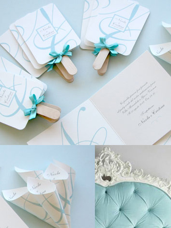 Matrimonio moderno modello Calligraphy Tiffany - coordinato nozze