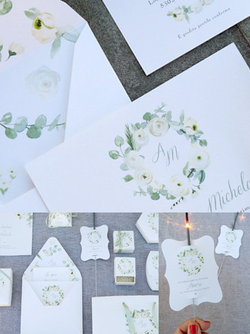 Matrimonio a tema floreale White Bloom - coordinato nozze
